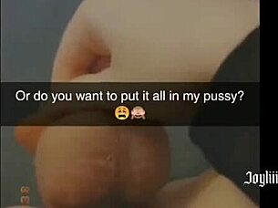 Joyliii Sexts Her Best Friend's Dad On Snapchat, Using Toys On Shaved Pussy Until She Cums