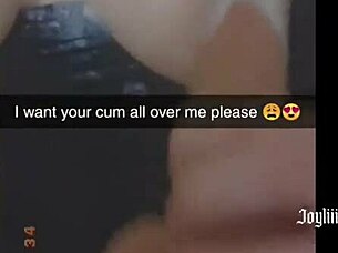 Joyliii Sexts Her Best Friend's Dad On Snapchat, Using Toys On Shaved Pussy Until She Cums