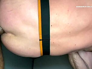 Gay Guys At Office Gloryhole, Who Gets The Cum?