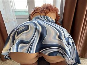 Mature Lady Bends Over For Doggy Anal Sex