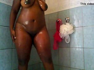 i'm teasing in the shower, ripping my clothes off for you