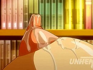 Lesbian Teacher Tries Big Cock in Hentai!