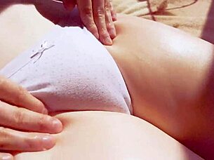 Sensual Massage Leads To Clit Orgasm