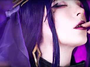 raiden shougun as your slave in 4k by mollyredwolf