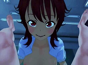 Anime Futanari Assfucks Boy In Creampie Pov Scene