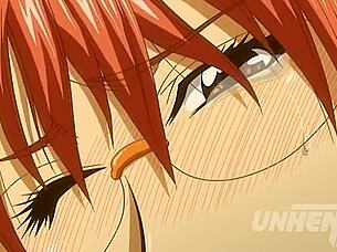 Lesbian Teacher Tries Big Cock in Hentai!