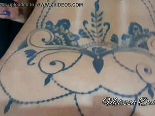 Bold Melissa visits grandpa and gets milk