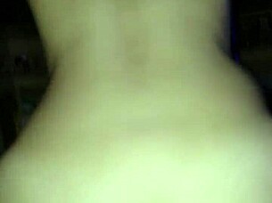 Does this white whore bounce on big cock?