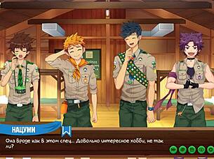 Game Friends Camp Episode 2: Meeting Taiga With Russian Voice Acting