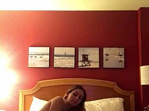 teen gets blowjob and doggystyle in hotel room