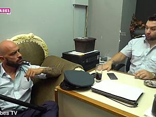 Greek Fake Police Arrest and Fuck in Parody