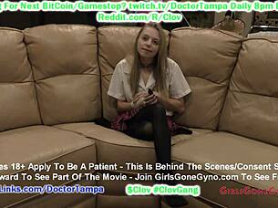 كلوف آفا سيرين تفتح كسها مع الدكتور تامبا