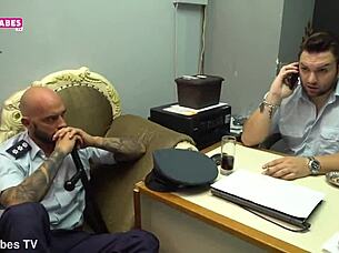 Greek Fake Police Arrest and Fuck in Parody