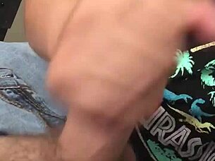 asian lips wrap around my huge uncut cock in pov