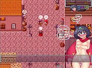 brave female iruru bound in lustful magical forest for bondage humiliation