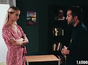 lana sharapova stays behind for prom committee, but someone's stalking her!