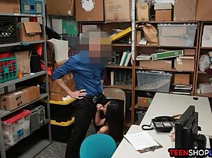 The Asian teen gets caught stealing again on hidden cam