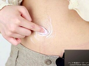 Navel Sound Fetish with Asian Japanese