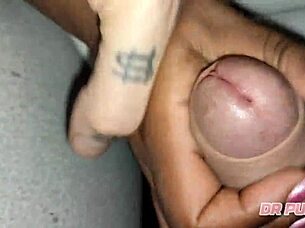 ebony says, 'stroke my big cock?'