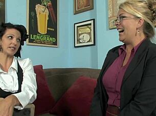 Mature Femdom Dominates Threesome With Maledom And Hardcore Action