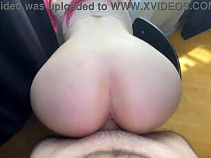 i FUCKED a slut at the window LOOKING at her JUICY ASS