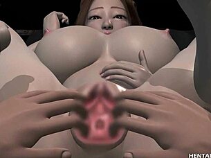 Gorgeous 3D Hottie Gets Pussy Inspected