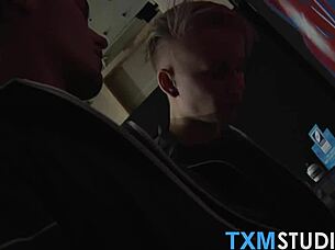 Horny Amateurs Engage In Rough Gay Sex In Night Club