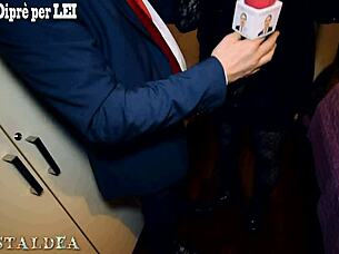 crystaldea expert mistress in testicular milking meets andrea diprè for ball kicking fetish 😏