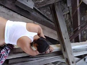 In Old Town, I Got Deepthroat Blowjob Outdoors.