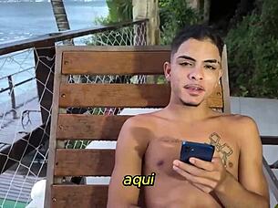 Intense Gay Fucking Of Naughty Paulista's Ass With Monster Cock And Blowjob