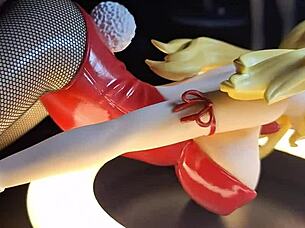 Lucy Bunny Gets Cum On Figures In Hentai Animation