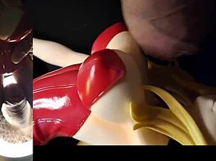 Lucy Bunny Gets Cum On Figures In Hentai Animation