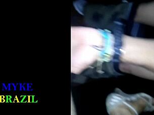 Enjoying a movie in the cinema with friends