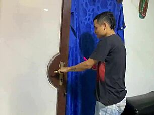 Gave Super Fuck To Neighbor At Home Without Husband