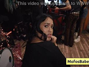 Natural Busty Brunette Slut Nia Bleu Gets Fucked By Brett Maker During Band Rehearsal.