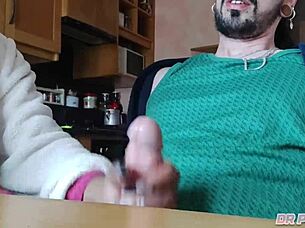 Ebony woman masturbates husband's best friend, allowing secret filming.