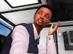 i'm the redhead boss in office 3d getting my ass fucked by qwert story 1 with glasses and uniform