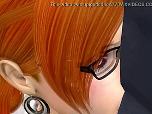 i'm the redhead boss in office 3d getting my ass fucked by qwert story 1 with glasses and uniform