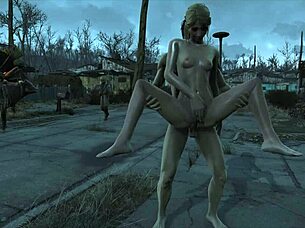 Fallout 4 sanctuary by night