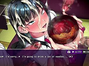 Younger girlfriend becomes a woman in hentai finale