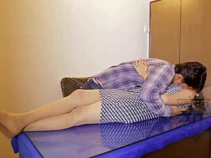 cheating boyfriend fucks girlfriend at work office!