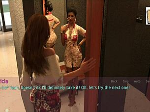 Wow! A Wife and Stepmother in Erotic Game with Blonde Amateurs!