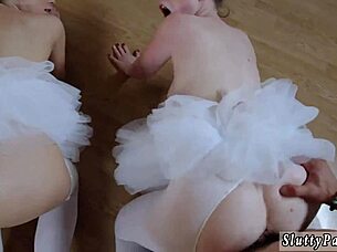 Hey, wanna join this juicy ass anal orgy with hot ballerinas in POV?