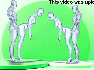 anime twins engage in sexual activities with girls