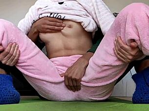 Stepbrother Teases Small 18+ Tits Whore Stepsister Into Horny Orgasm Close-Up.