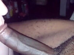 I'm suckin a big black dick with my mouth.