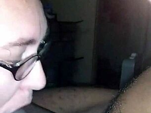 I'm suckin a big black dick with my mouth.