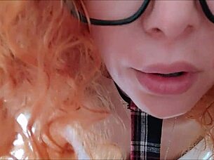 Teachers Pet In Miniskirt Gives Jerk Off Instructions