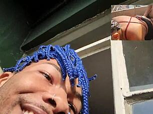 Casal fudendo na varanda e eu entrei na brincadeira, Caah Kabulosa!