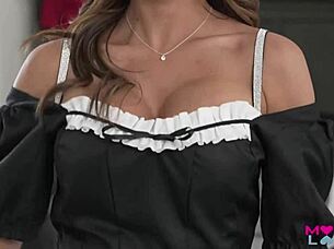 Stepmom Armani Black Wants Creampie In Deepthroat And Missionary Threesome